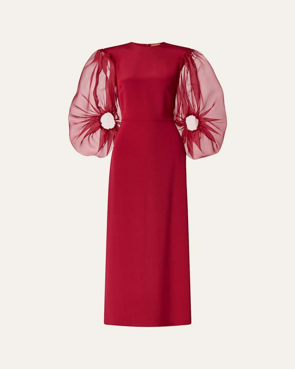 Danielle Puff-Sleeve Dress